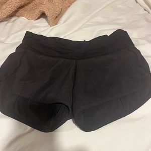 Black lululemon shorts